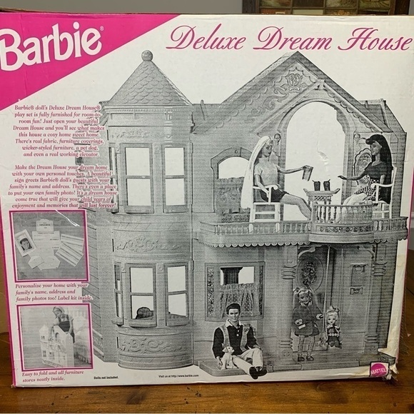 MAKE ME AN OFFER Vintage Barbie Deluxe Dream House Playset 18638 Mattel 1998 - Picture 5 of 17
